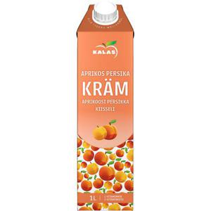 Kalas Aprikos & Persikokräm 1L
