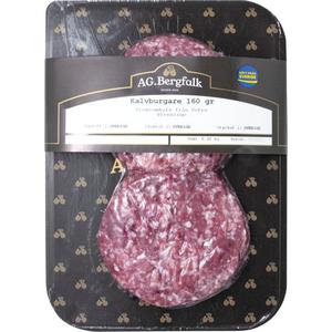 AG Bergfalk Kalvhamburgare 2x160g Bergfalk