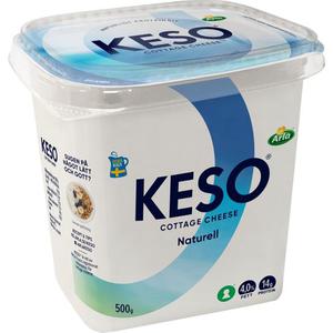 Keso Cottage Cheese Naturell 4% 500g