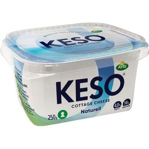 Keso Cottage Cheese Naturell 4% 250g