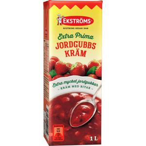 Ekströms Jordgubbskräm Extra Prima 1L