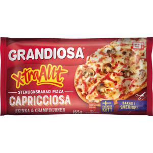 Grandiosa Mini Pizza Capricciosa X-Tra Allt Fryst 165g