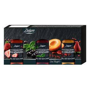 Deluxe Tre sorters marmelad