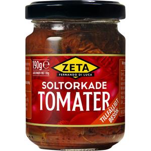 Zeta Soltorkade Tomater 190g