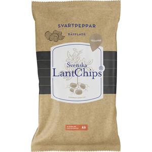 Svenska LantChips Chips Svartpeppar Rafflade 200g Svenska Lantchips