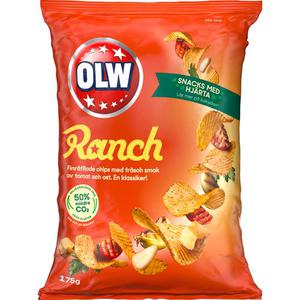 OLW Chips Ranch 175g Olw