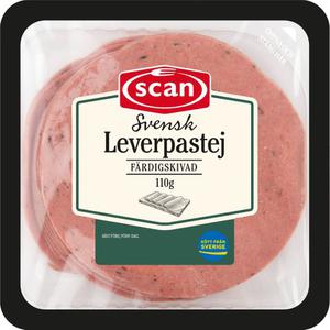 Scan Leverpastej Skivad 110g