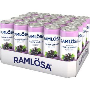 Ramlosa Svarta Vinbar Flak 20x33cl