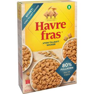 Havrefras Havrekuddar Utan Tillsatt Socker 300g