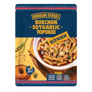 Instant Tteokbokki Vitlok & Soja Korean Street 163g