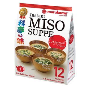 Marukome Fardig Misosoppa Tofu & Bonito 12 portioner 224.55g