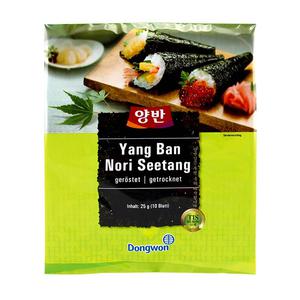 Dongwon Yaki sushi nori 10 ark 25g