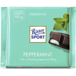 Ritter Sport Mörk Choklad Pepparmint 100g