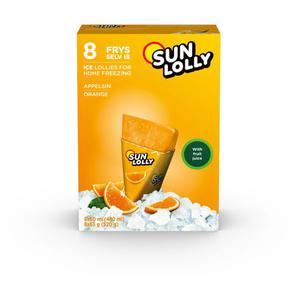 Sun Lolly Glass Apelsin 8-p