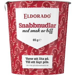 Eldorado Snabbnudlar Biff