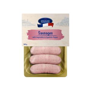 Duc de Coeur Farsk korv med gronsaker