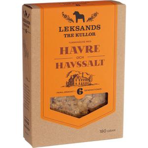 Leksands Tre Kullor Tunnknacke Havre & Havssalt 180g