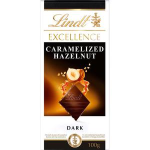 Lindt Excellence Chokladkaka Caramelized Hazelnut 100g