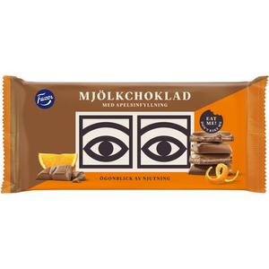Fazer Konfektyr Mjolkchoklad Apelsin 121g Fazer