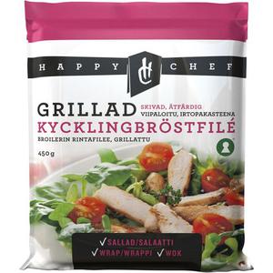 Happy Chef Kyckling Skivad Fryst 450g