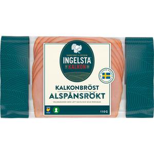 Ingelsta Alspansrokt Kalkonbrost 110g Kalkon