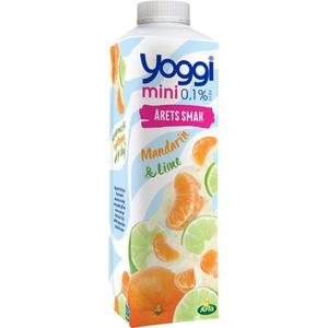 Yoggi Yoghurt Mini Mandarin Lime 1000g