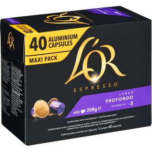 L'Or Kaffekapslar Profondo 40-p