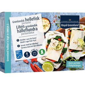 Royal Greenland Portionsbitar av Halleflundra MSC Fryst 4x100g