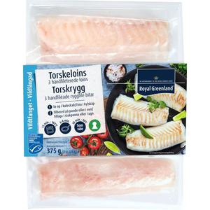 Royal Greenland Torskryggfile i Kedjepack Fryst MSC 3x125g