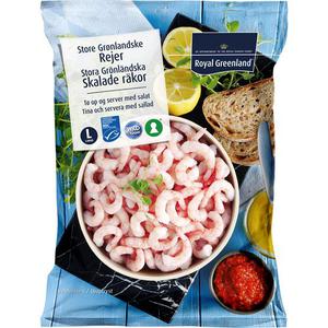 Royal Greenland Rakor Skalade XL Fryst MSC 300g