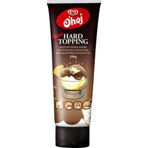 Ohoj Hard Topping Mjölkchoklad 250g