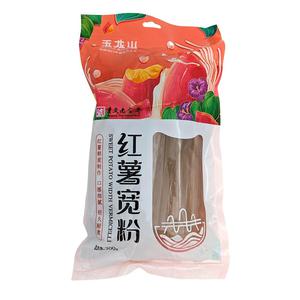 Yu Long Shan Sotpotatisnudlar breda & tjocka 300g