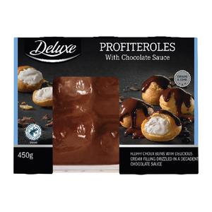 Deluxe Profiteroles med chokladsas