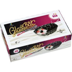 SIA Glass Glassbåt Hallon & Saltlakrits 4-p