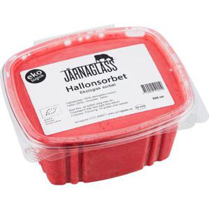 Järnaglass Hallonsorbet EKO 500ml