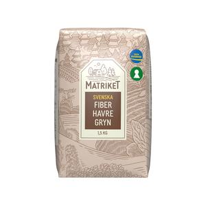Matriket Havregryn fiberberikade