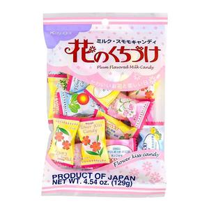 Kasugai Flower's kiss Mjolk- och Plommonkarameller 129g
