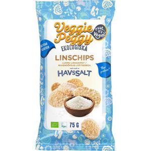 Veggie Peggy Linschips Havssalt 75g