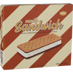 Favorit Glass Sandwich 4x65g