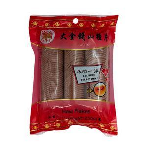 Golden Lily Haw flakes kinesisk snacks hagtornsbar 250g