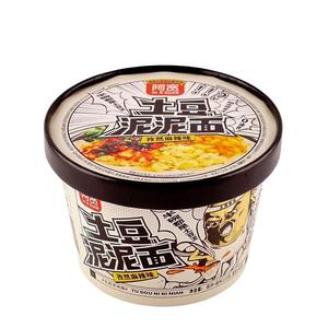 Baijia Mashed Potato Noodles Hot & Spicy (Nudlar med potatismos!)