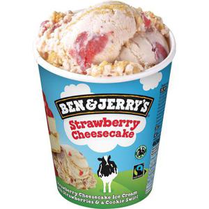 Ben & Jerrys Strawberry Cheesecake Fairtrade 465ml Ben & Jerry's
