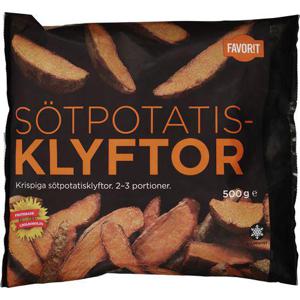 Favorit Sötpotatisklyftor Fryst 500g