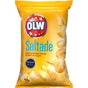 OLW Chips Lättsaltade 40g