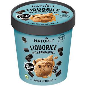 Naturli Glass Vegansk Lakrits med Panda Bitar 500ml