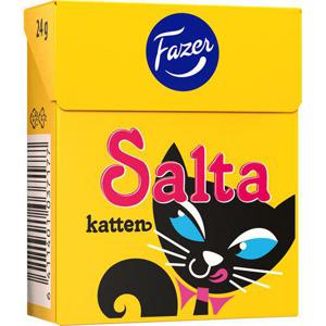 Fazer Konfektyr Tablettask Salta Katten 22g Fazer