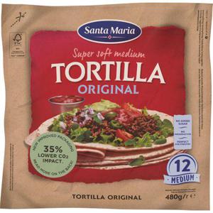 Santa Maria Tortilla Medium 12-p 480g