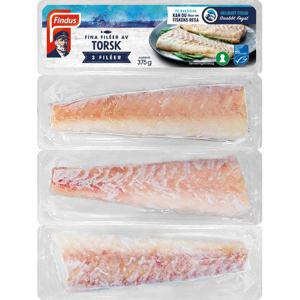 Findus Torskfiléer Fryst MSC 375g