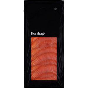 Korshags Kallrökt Laxfilé skivad 350g