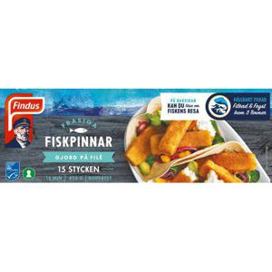 Findus Frasiga Fiskpinnar Frysta 450g